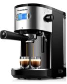 RRP £55.99 Bonsenkitchen 20 Bar Espresso Coffee Machine with Powerful Milk Frother