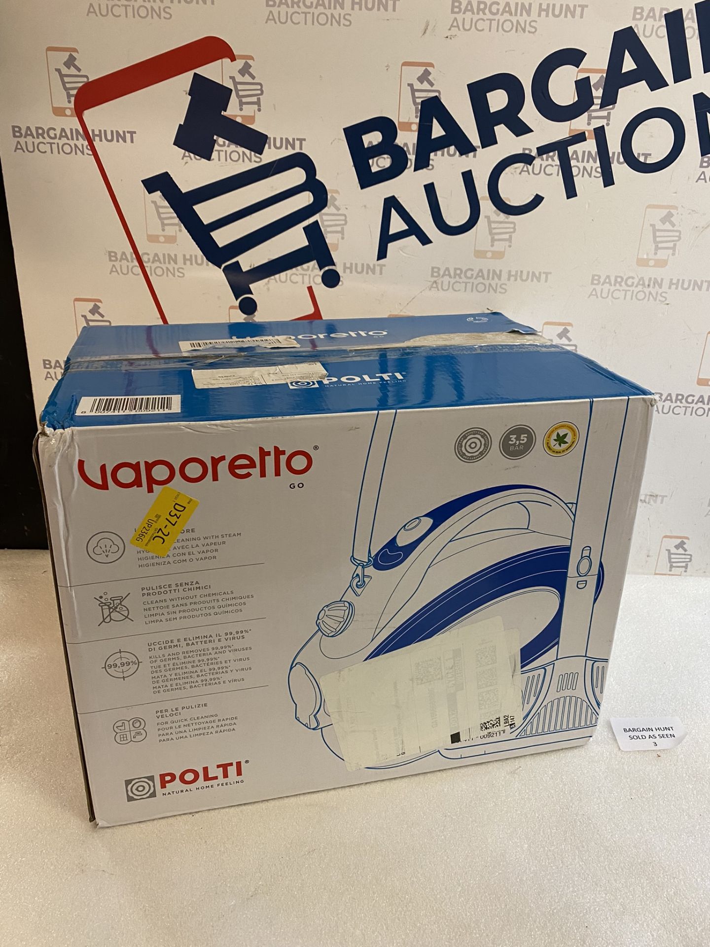 RRP £79.99 Polti Vaporetto Go Steam Cleaner - Image 2 of 2