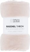 Catherine Lansfield Extra Large Raschel Velvet 200 x 240 cm Throw Blush