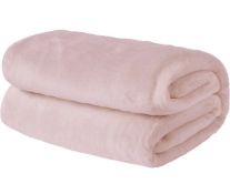 Brentfords Flannel Fleece Ultra Soft Large Blanket Throw, 150 x 200 cm