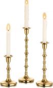 Nuptio Candle Holders Set of 3 Taper Candle Holders RRP £27.99