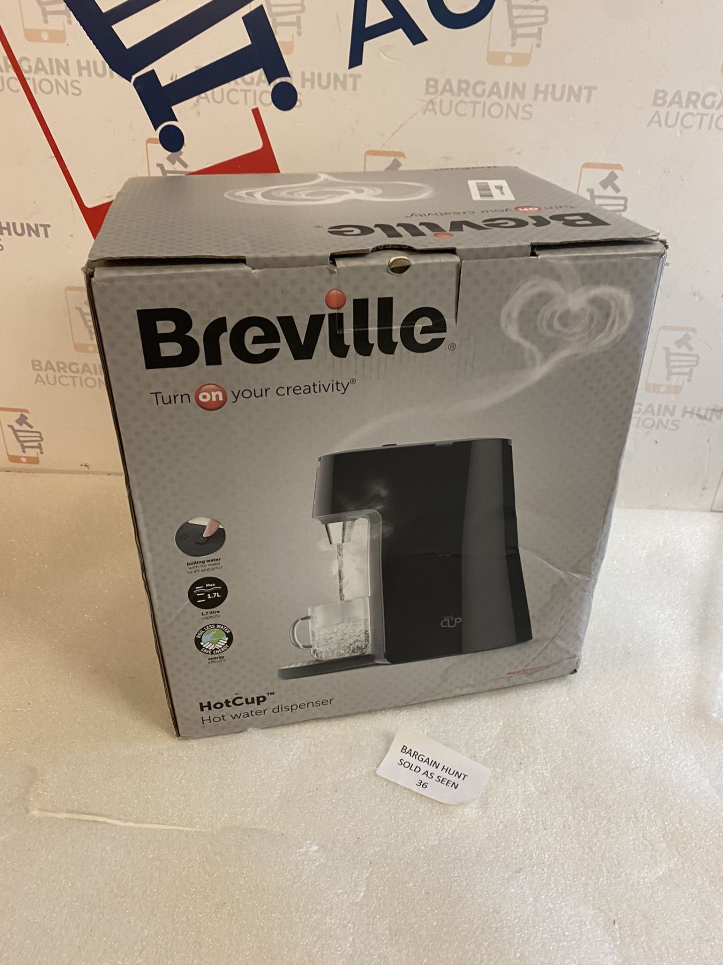 Breville HotCup Hot Water Dispenser 3kW Fast Boil RRP £39.99