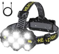 RRP £26.99 Victoper Head Torch Rechargeable LED Super Bright Headlight
