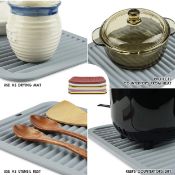 RRP £130 Set of 10 x Smithcraft 2-Pack Big Silicone Trivets Table Mats Placemats Pot Holder