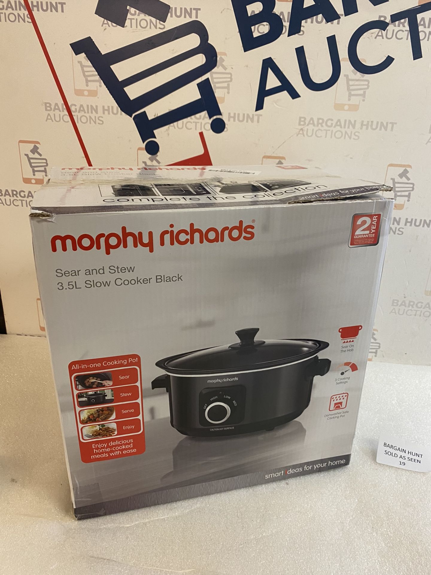 Morphy Richards 460012 Sear & Stew Slow Cooker RRP £68.99