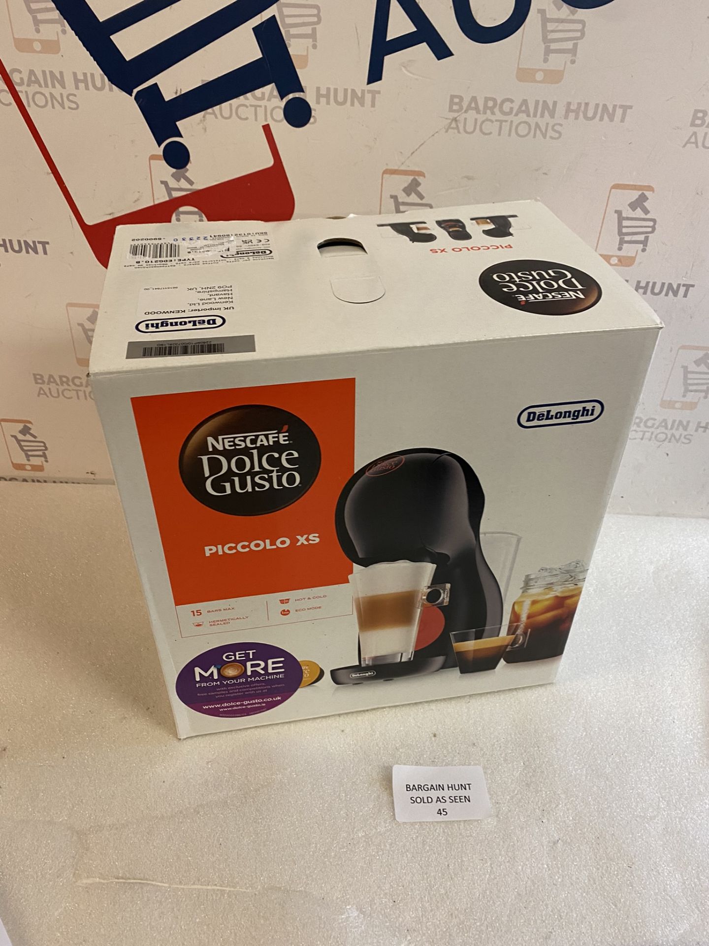 DeLonghi Nescafe Dolce Gusto Piccolo XS Pod Capsule Coffee Machine RRP £29.99