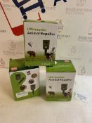 Ultrasonic Animal Repellers Set of 3