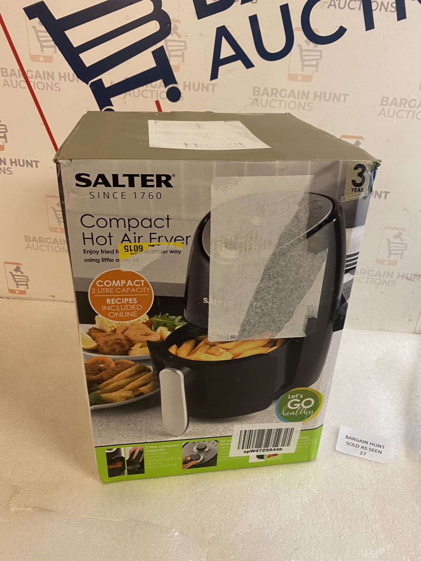 Salter EK2817 Compact 2L Hot Air Fryer RRP £72.99 - Image 2 of 2