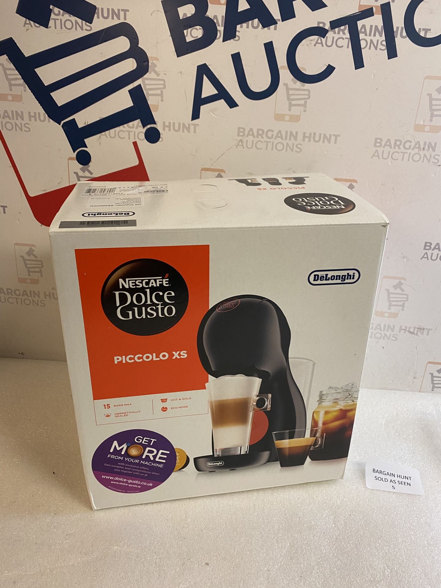 DeLonghi Nescafe Dolce Gusto Piccolo XS Pod Capsule Coffee Machine RRP £29.99