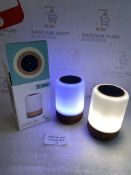 RRP £34 Set of 2 x Touch Lamp Wireless Dimmable Touch Night Light Colour Changing