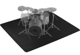 RRP £45.99 BQKOZFIN Professional Drum Rug Non-Slip Carpet Soundproof Mat
