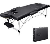 RRP £114.99 Vesgantti Portable Massage Bed Table Foldable Beauty Couch