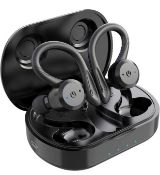 RRP £25.99 Apekx True Wireless Earbuds with Charging Case Premium Sound Built-In Mic