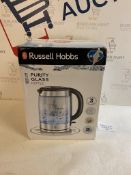 RRP £59.99 Russell Hobbs 20760-10 Brita Purity Glass Kettle