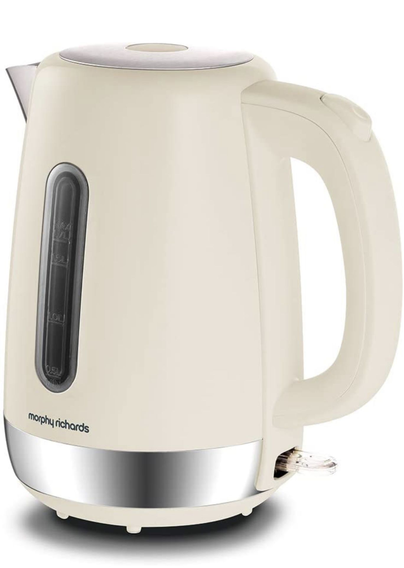 RRP £26.99 Morphy Richards 102784 Cream Equip Stainless Steel Jug Kettle