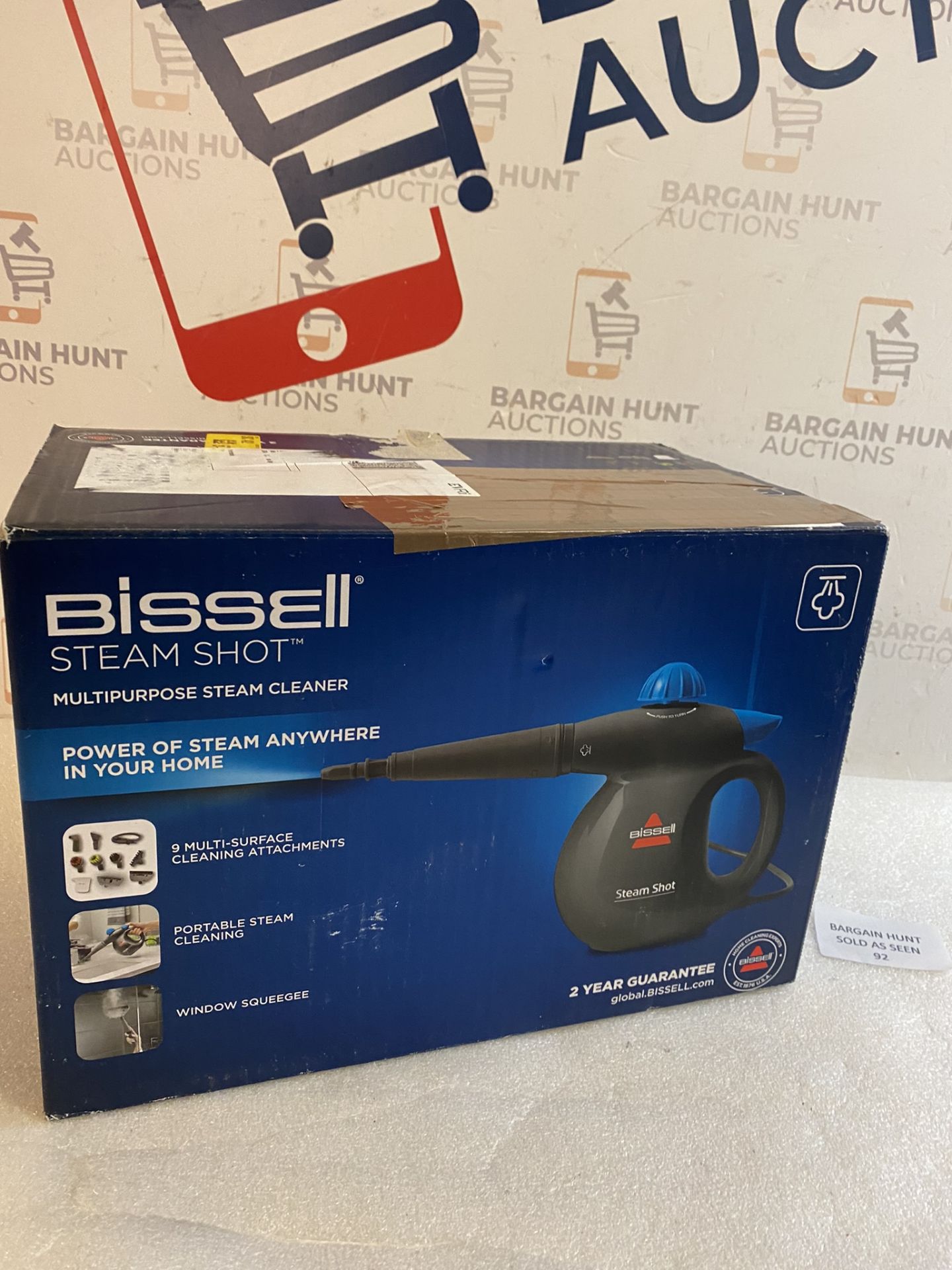 Bissell SteamShot Multi-Purpose Handheld Steam Cleaner RRP £44.99 - Image 2 of 2