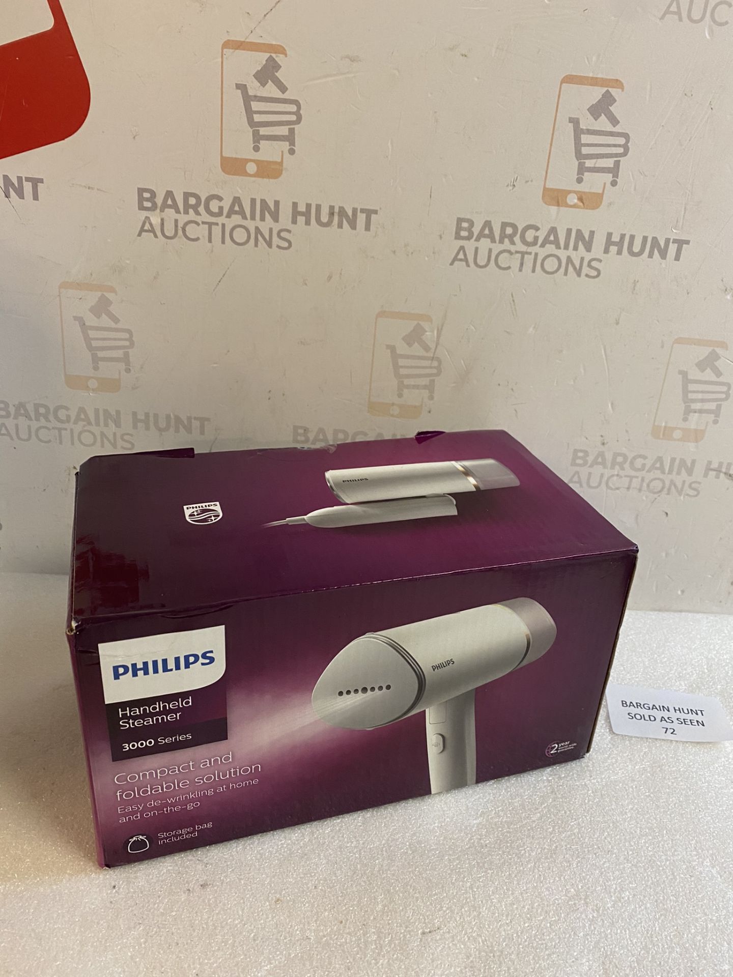 Philips Handheld Steamer 3000 Series Compact and Foldable RRP £59.99 - Image 2 of 2