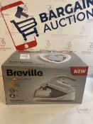 Breville PressXpress Steam Generator Iron White and Gold RRP £89.99