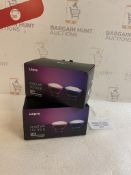 RRP £27.99 Set of 2 x Lepro 2-Pack WiFi Smart Bulbs GU10 RGB and Warm to Cool White LED