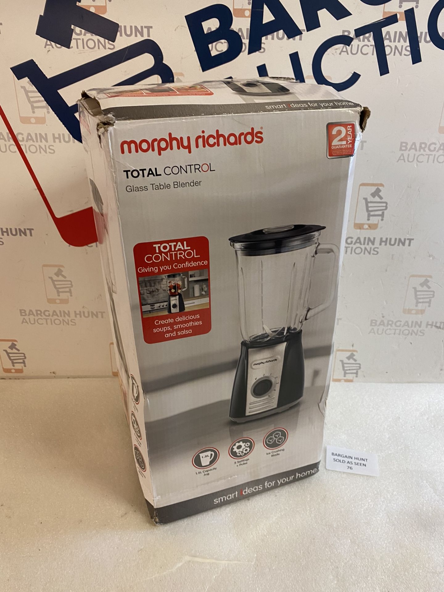 Morphy Richards 403010 Jug Blender with Ice Crusher Blades RRP £38.99