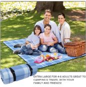 RRP £19.99 SAMEBOO Picnic Blanket Waterproof Extra Large Picnic Rug Foldable Picnic Mat