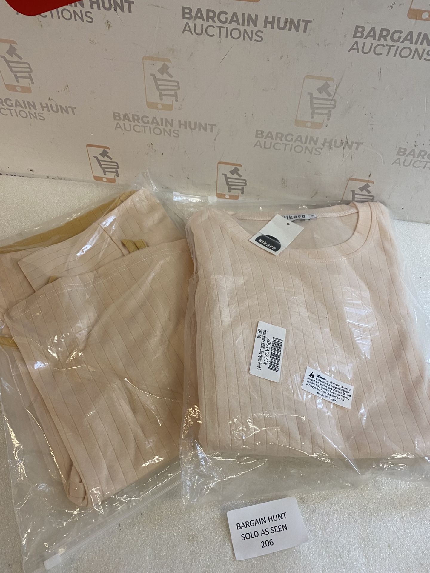 RRP £46 set of 2 x Hikaro Ladies Pyjama Set Cotton Sleepwear Soft PJs Long Sleeve Nightwear, S