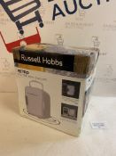 RRP £37.99 Russell Hobbs Mini Fridge RH4CLR1001 4L/ 6 Can Portable Mini Cooler & Warmer