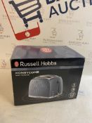 RRP £26.99 Russell Hobbs 26063 2-Slice Toaster Contemporary Honeycomb Design