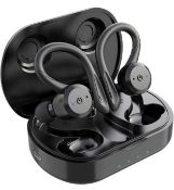 RRP £25.99 Apekx True Wireless Earbuds with Charging Case Premium Sound Built-In Mic