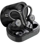 RRP £25.99 Apekx True Wireless Earbuds with Charging Case Premium Sound Built-In Mic