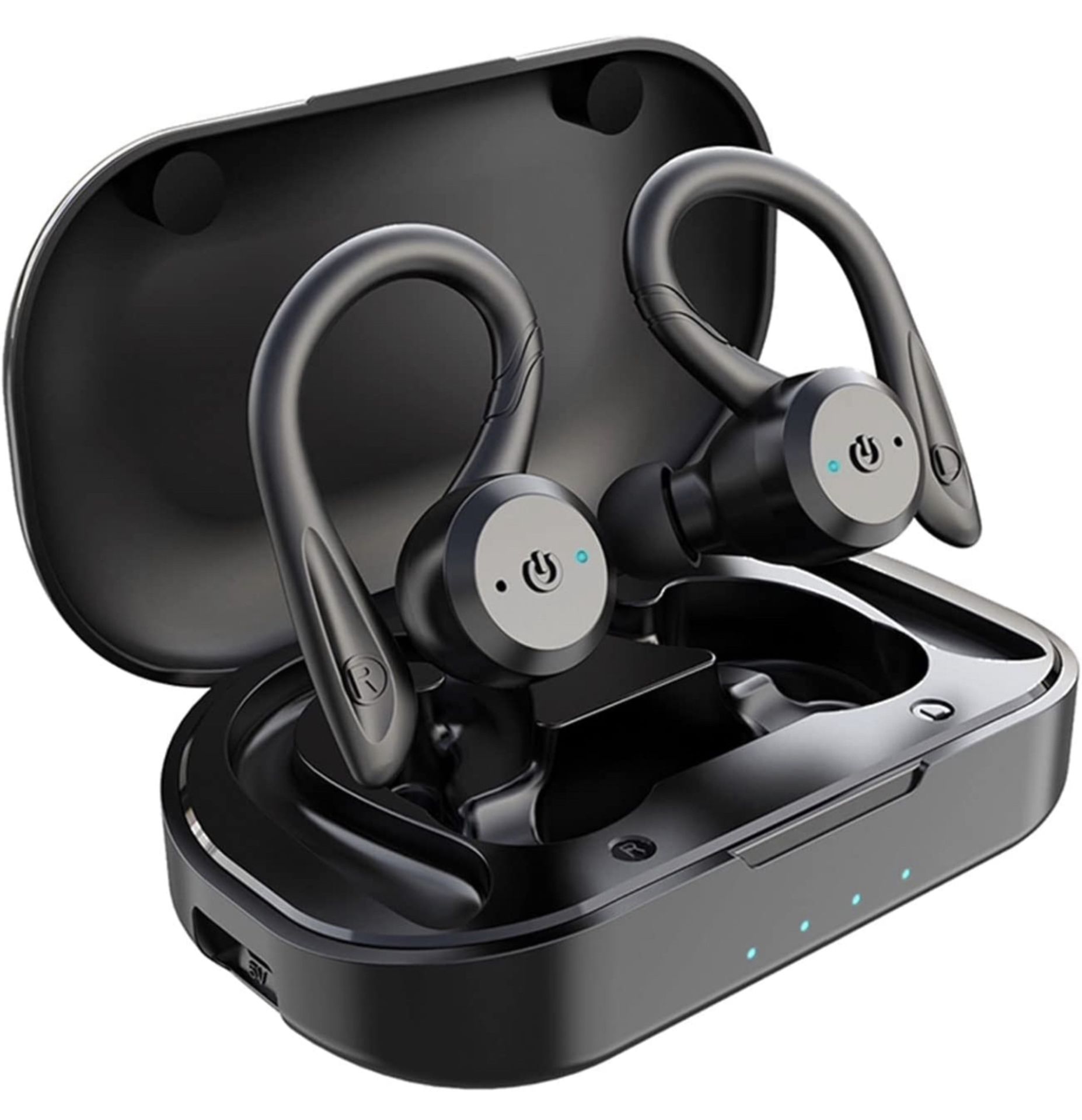 RRP £25.99 Apekx True Wireless Earbuds with Charging Case Premium Sound Built-In Mic