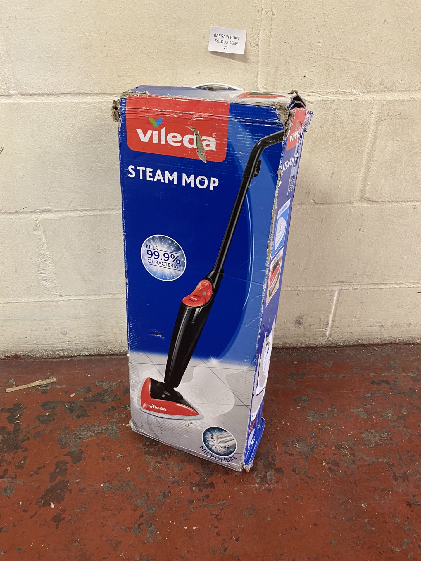 Vileda Steam Mop Floor Steamer for All Floors, UK Version RRP £99.99 - Image 2 of 2