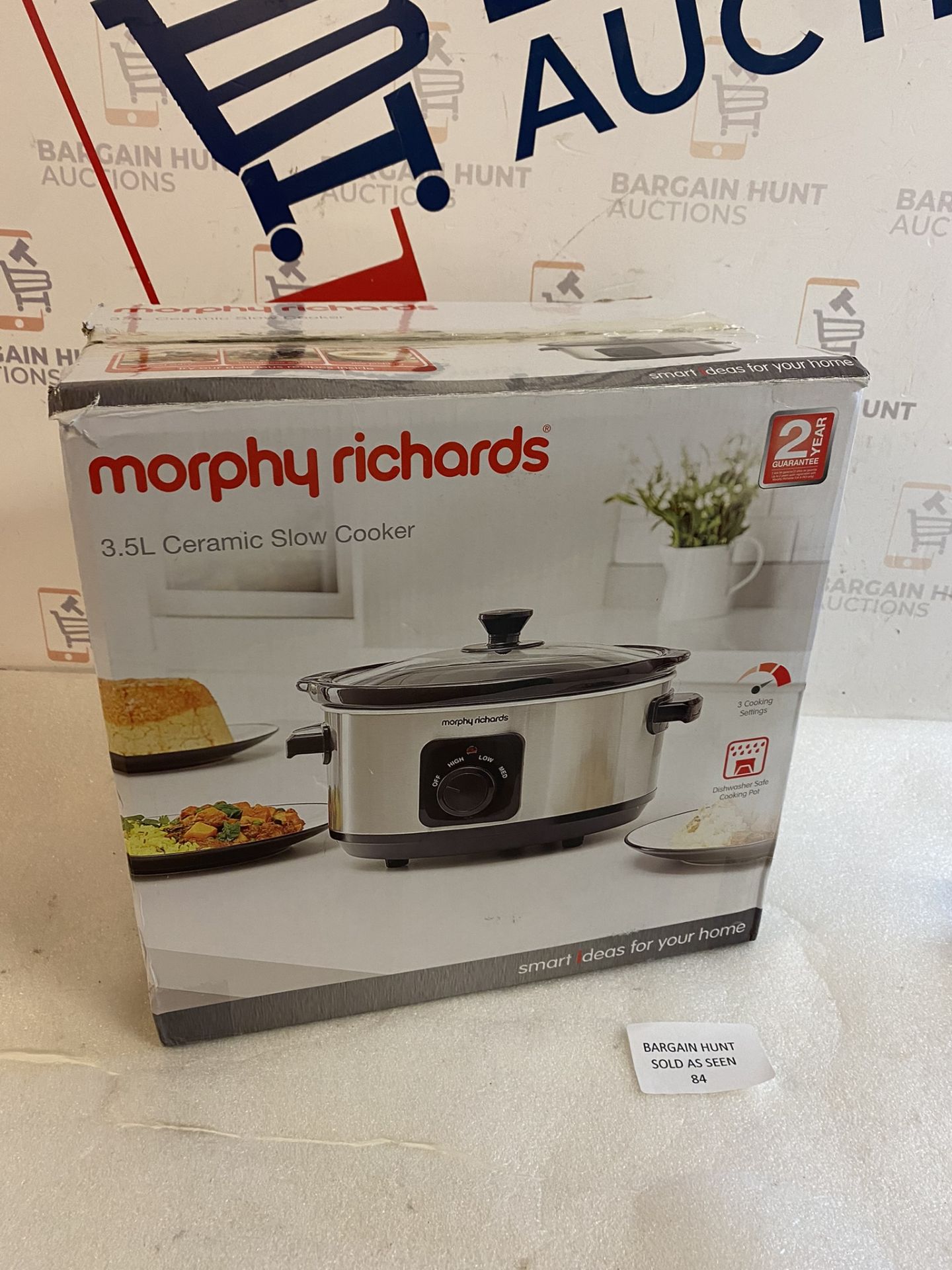Morphy Richards 460017, 3.5L Ceramic Slow Cooker RRP £46.99