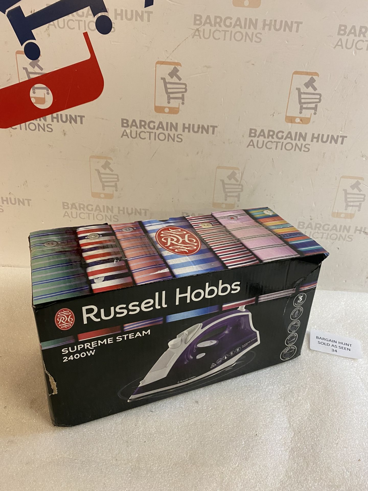 Russell Hobbs Supreme Steam Traditional Iron 23060 RRP £24.99