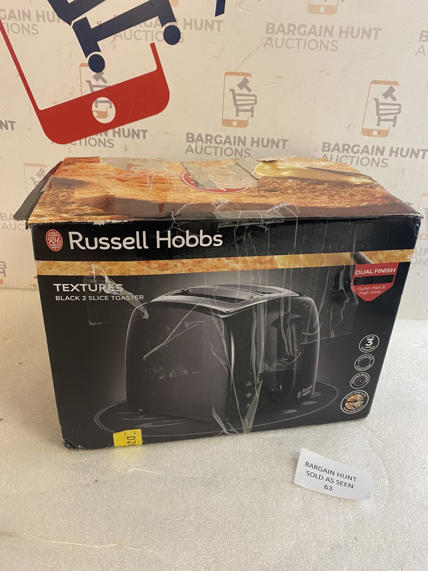 Russell Hobbs 21641 Textures 2-Slice Toaster RRP £20.99