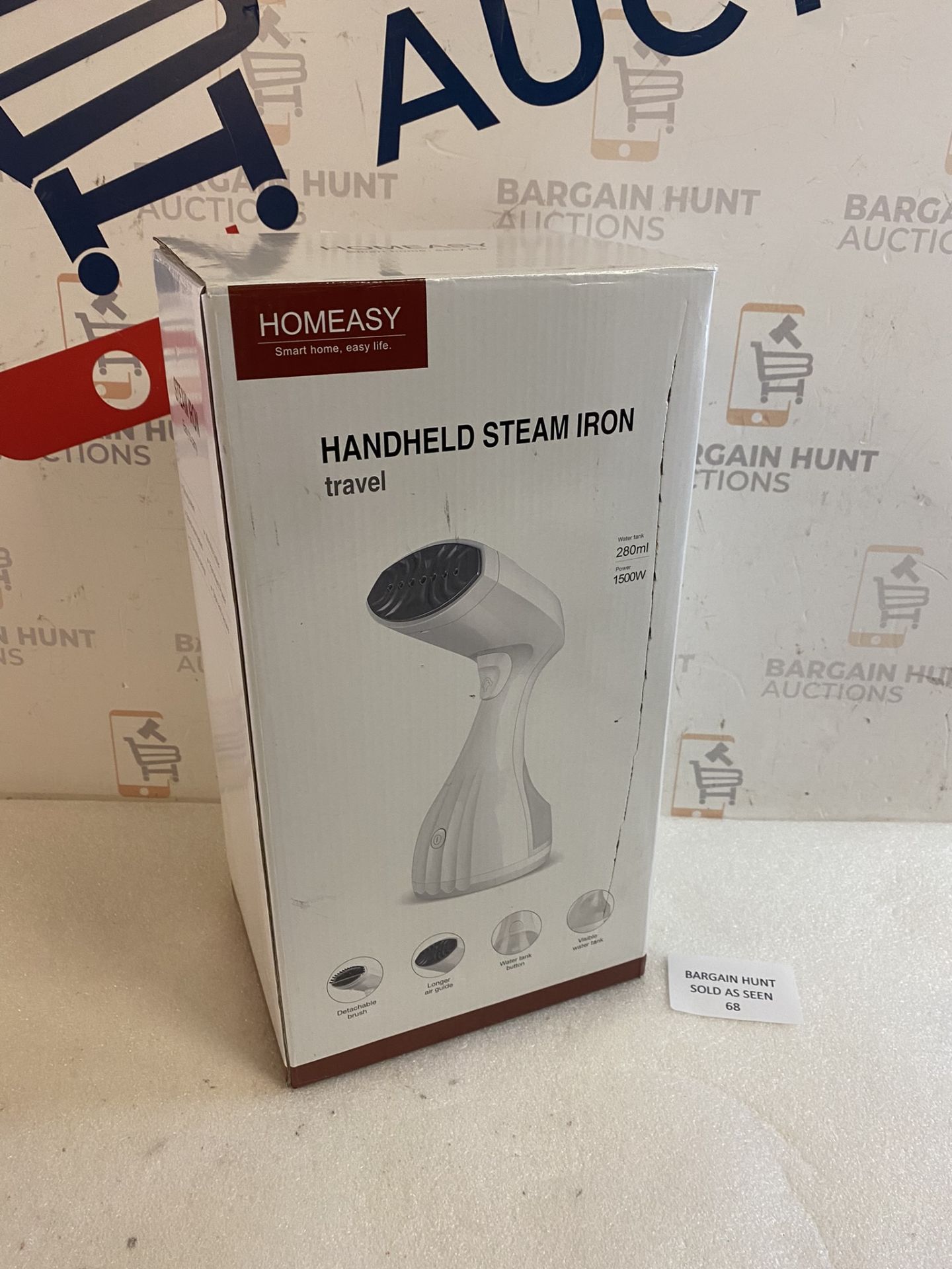 Homeasy Clothes Steamer 1500W Handheld Portable Garment Steamer RRP £29.99 - Image 2 of 2