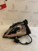RRP £119.99 Tefal Ultimate Pure Steam Iron, 3m Power Cord, 3100W, Black & Rose Gold, FV9845