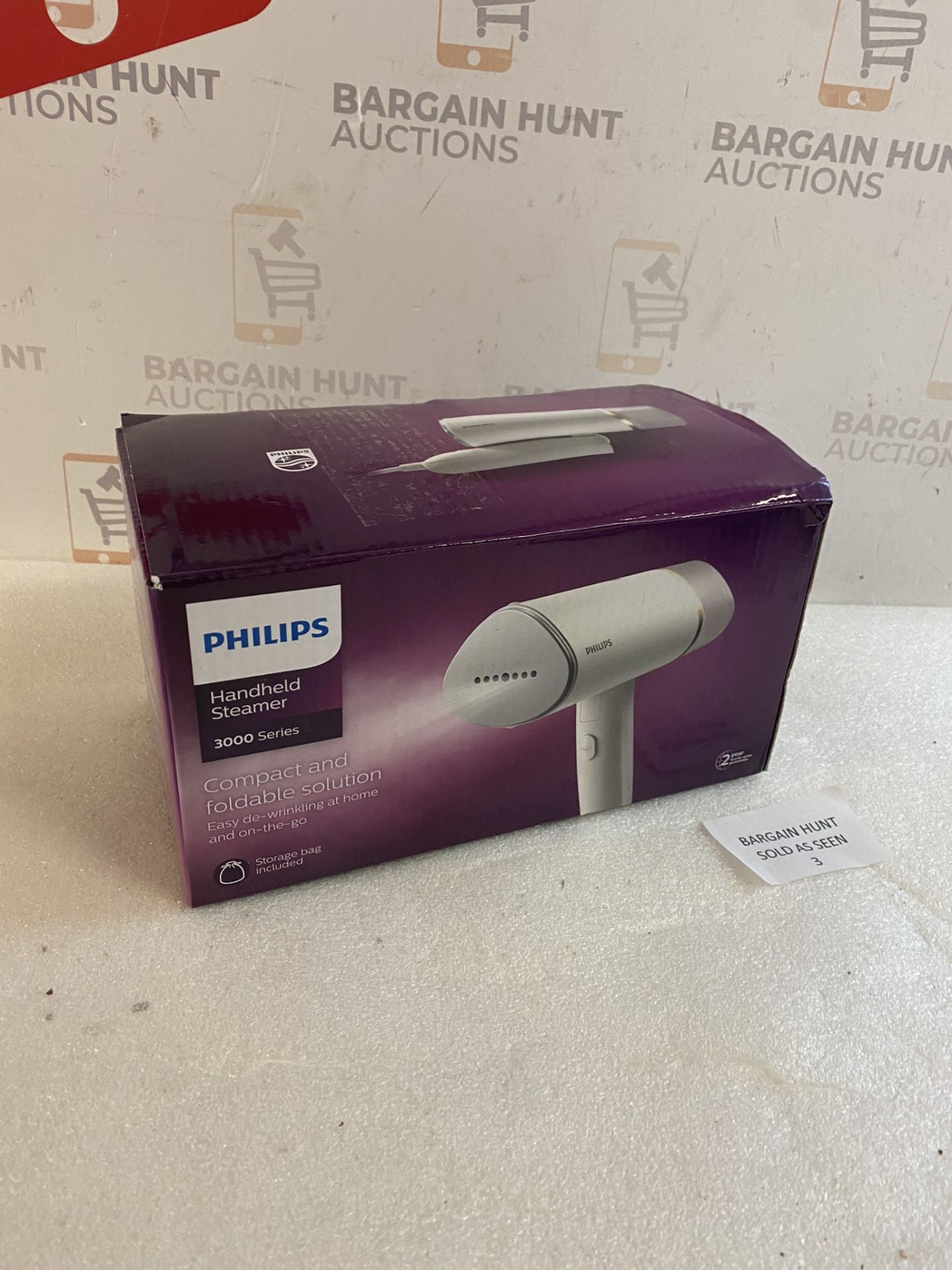 Philips Handheld Steamer 3000 Series Compact and Foldable RRP £49.99 - Image 2 of 2