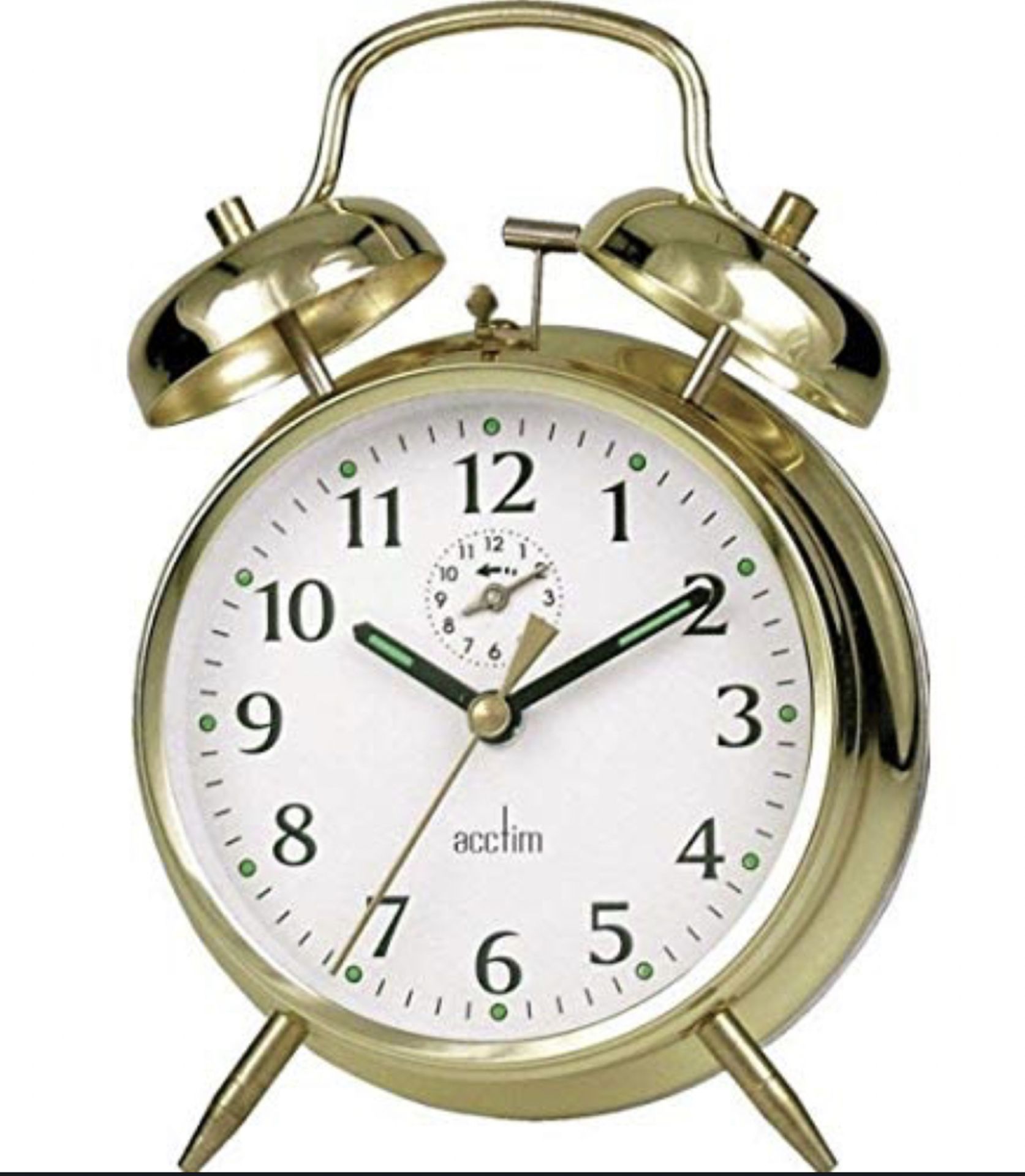 Acctim Saxon Classic Bell Alarm Clock