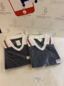 RRP £36 Set of 2 x find. Women's Polo Dress Casual V-Neck Knee High Ladies Dress, XL