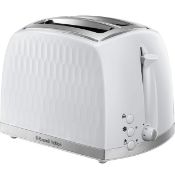 Russell Hobbs 26060 2-Slice Toaster Contemporary Honeycomb Design RRP £26.99