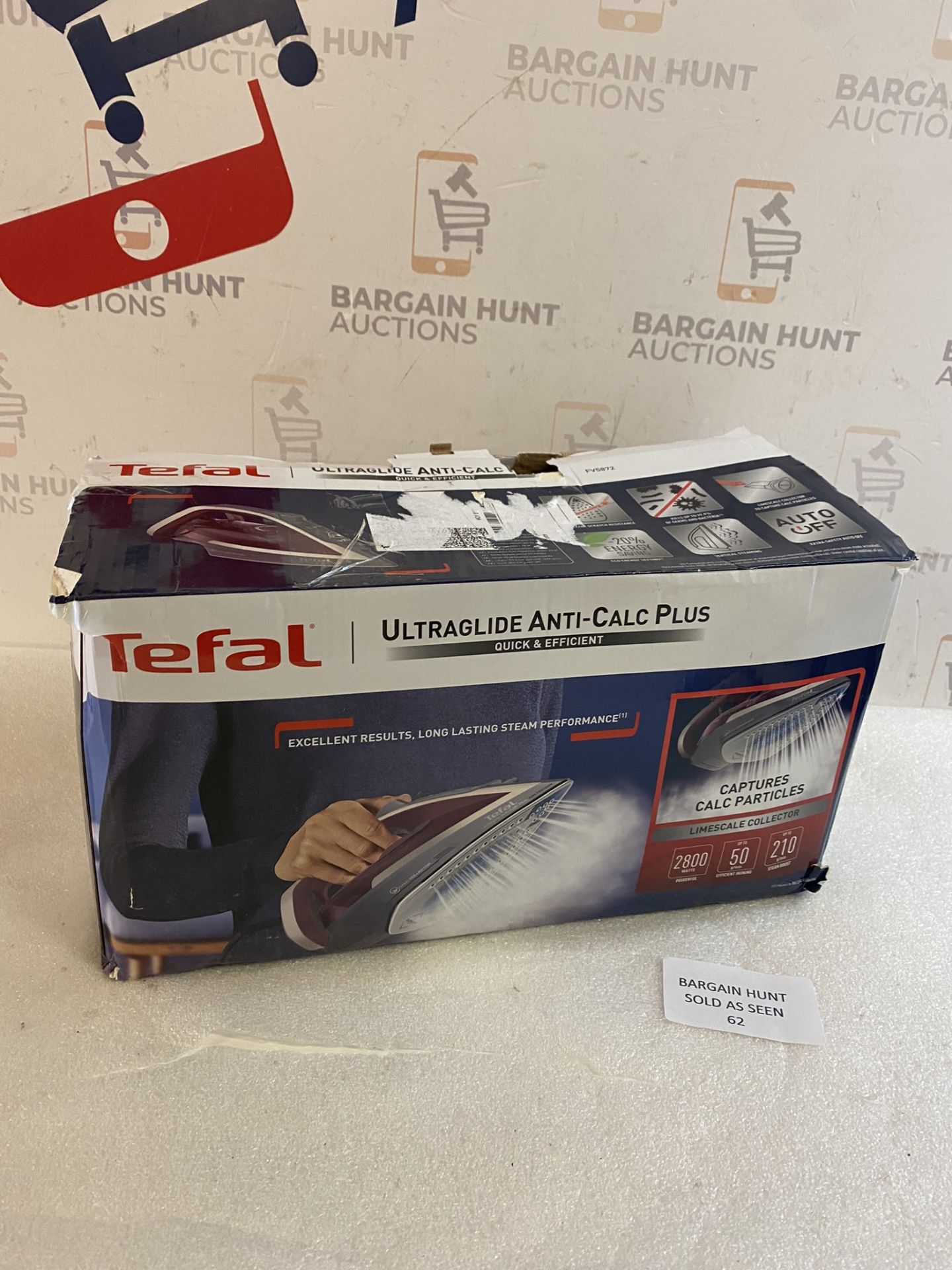 Tefal Steam Iron Ultraglide Anti-Scale Plus, FV5872 RRP £44.99