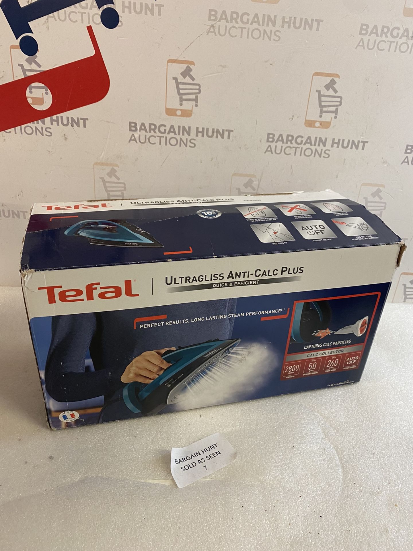 Tefal Ultragliss Anti-Calc Plus Steam Iron, FV6848 RRP £64.99