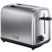 Russell Hobbs 24080 Adventure Two Slice Stainless Steel Toaster RRP £27.99