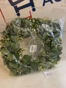 RRP £26.99 wenyujh Artificial Green Wreath Door Wreath Front Door Décor