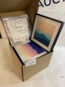 RRP 22.99 Signford Framed 9-Piece Wall Art PrintSet Colourful Scenery Abstract Photography