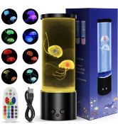 RRP £37.99 Aonesy Jellyfish Lamp Colour Changing Lava Lamp with Remote Control