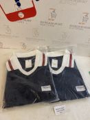 RRP £36 Set of 2 x find. Women's Polo Dress Casual V-Neck Knee High Ladies Dress, Medium