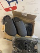 RRP £60 Set of 3 x Merence Memory Foam Slippers Warm House Shoes, 12-13 UK