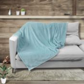 Tshuab Brushed Blanket, Perfect Sofa& Bed Throws, Super Soft& Cozy Handfeeling, 150 x 200cm